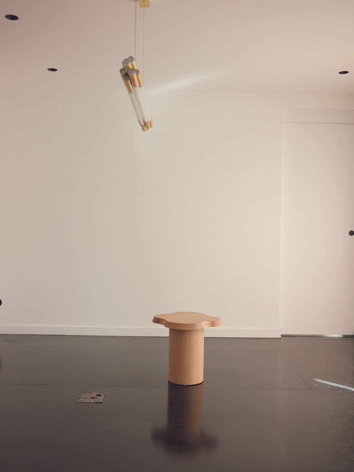 Table d'appoint en bois Mahaut ChĂȘne clair - Gabrielle Paris