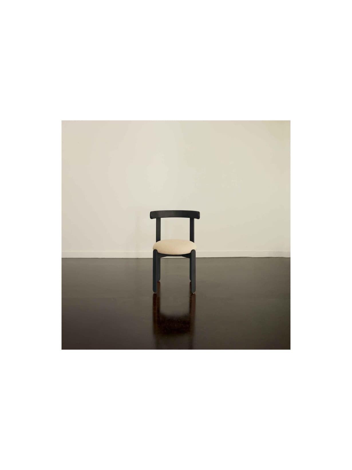 Chaise en frĂȘne massif, lilas FrĂȘne noir - Gabrielle Paris