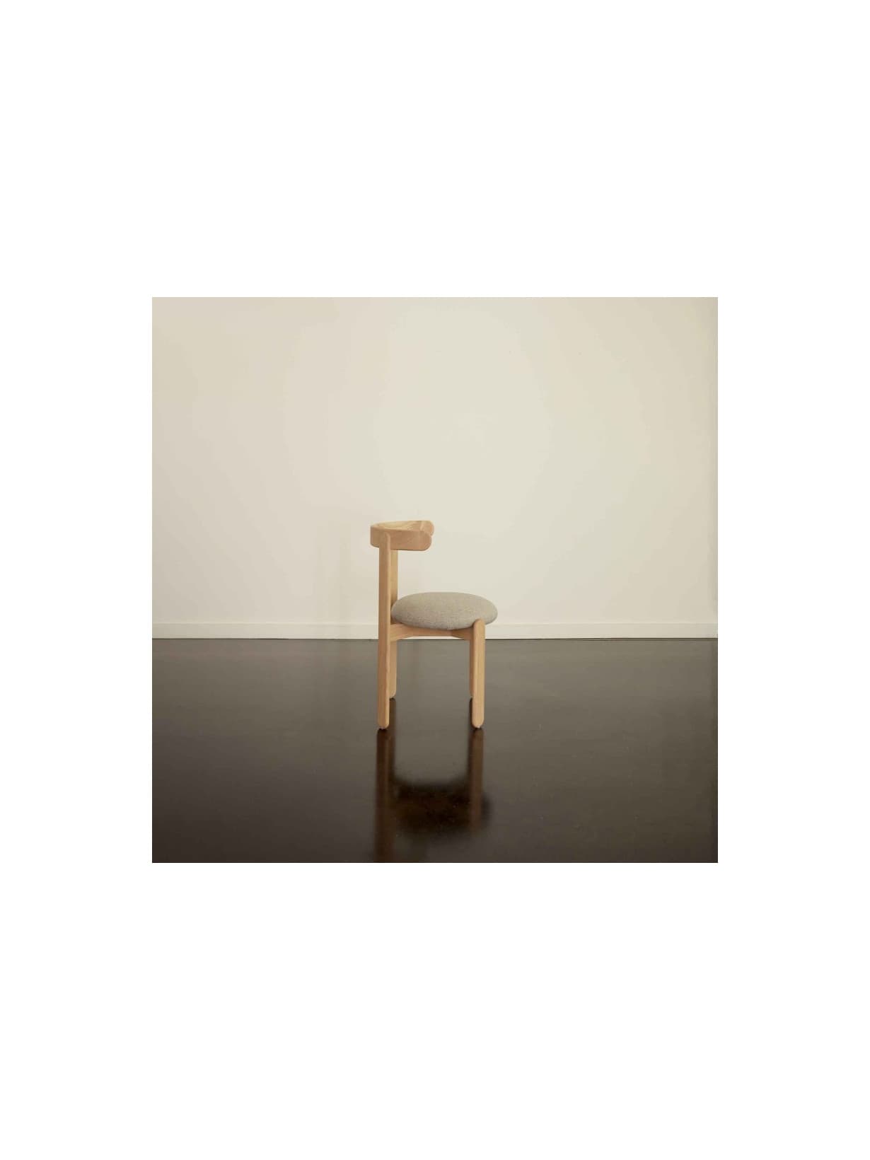 Chaise en frĂȘne massif, lilas FrĂȘne naturel bis - Gabrielle Paris