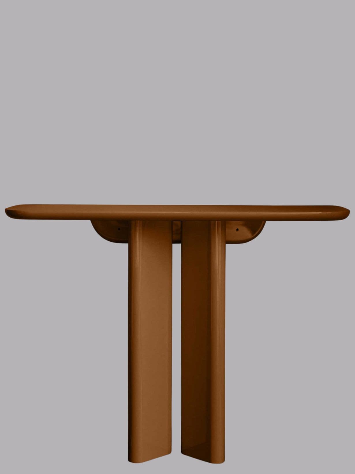 Console en bois laqué, Lou Caramel - Gabrielle Paris