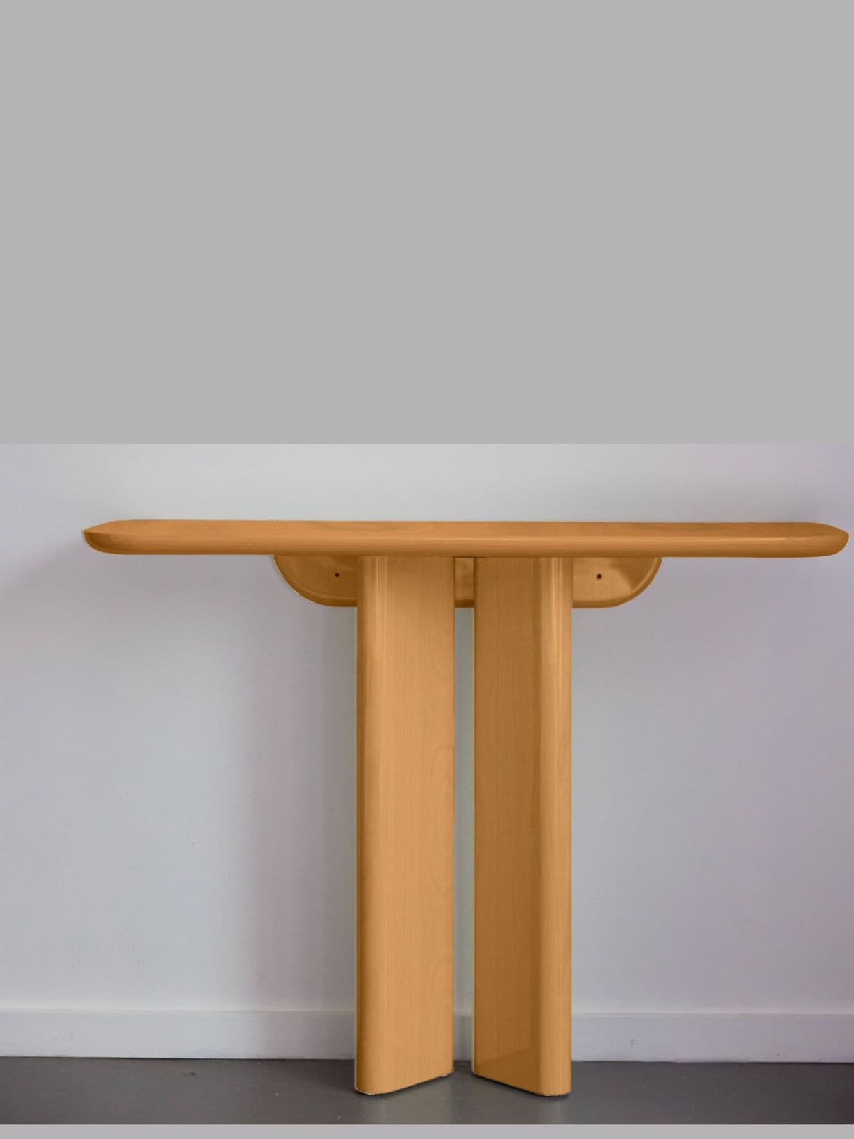 Console en bois vernis, Lou FrĂȘne naturel bis - Gabrielle Paris