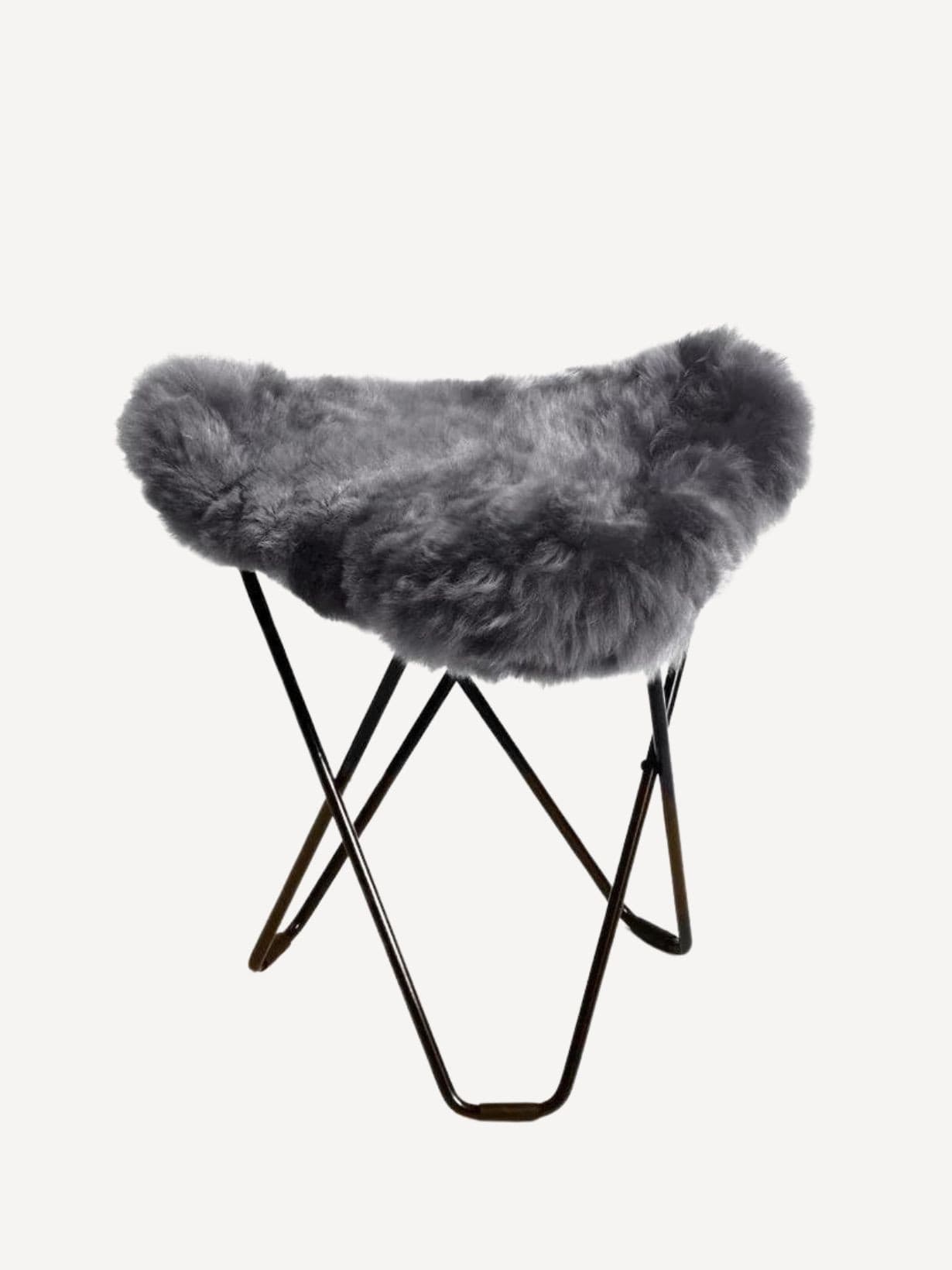 Repose Pieds Alpaga, Ottomane Gris - WEICH