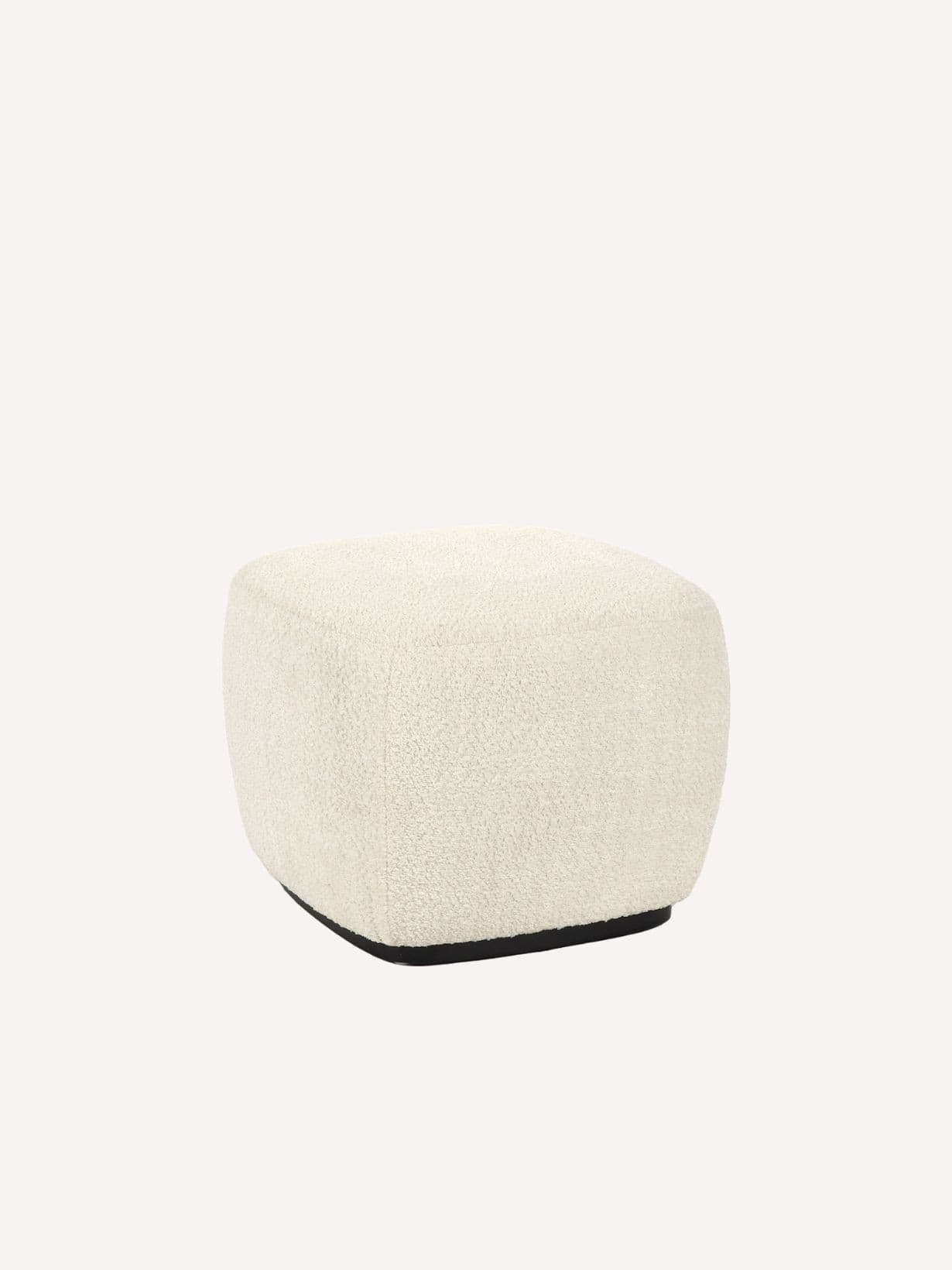 Pouf Repose pieds, Porterville Blanc - POMAX