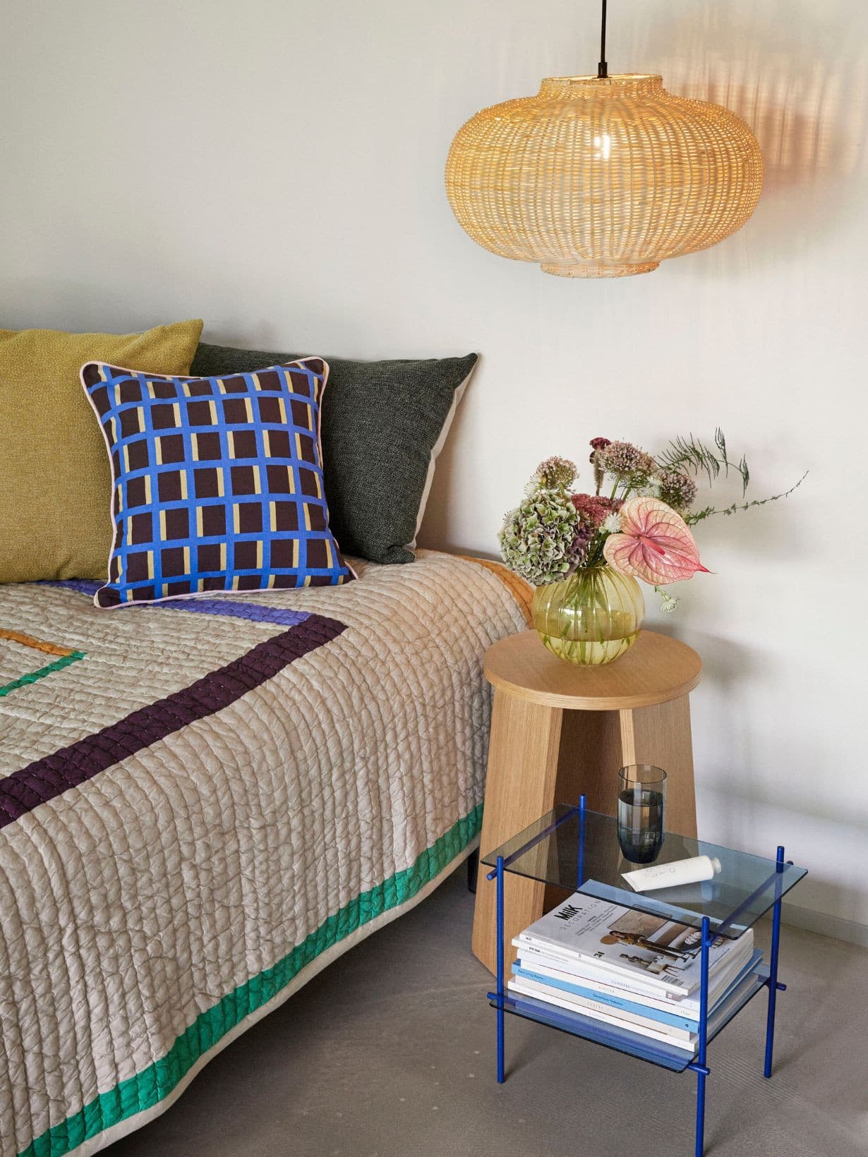 Suspension Pendule Ellipse Naturel, Chand - Hübsch