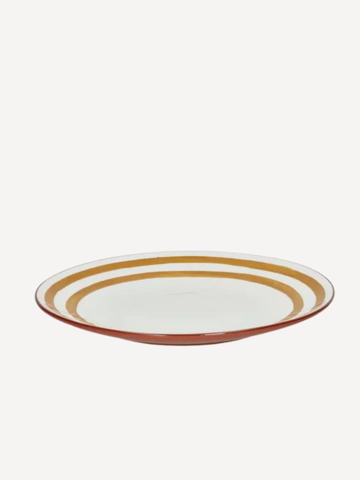 Assiette Plate Mykonos, X 6 Jaune - POMAX