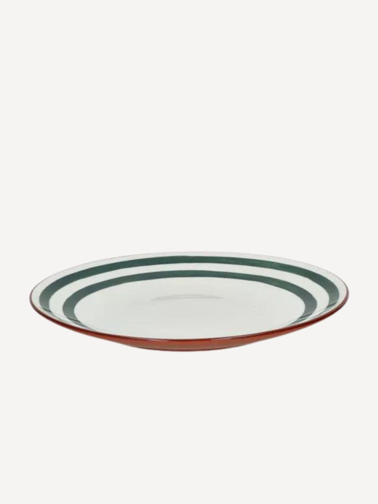 Assiette Plate Mykonos, X 6 Vert - POMAX
