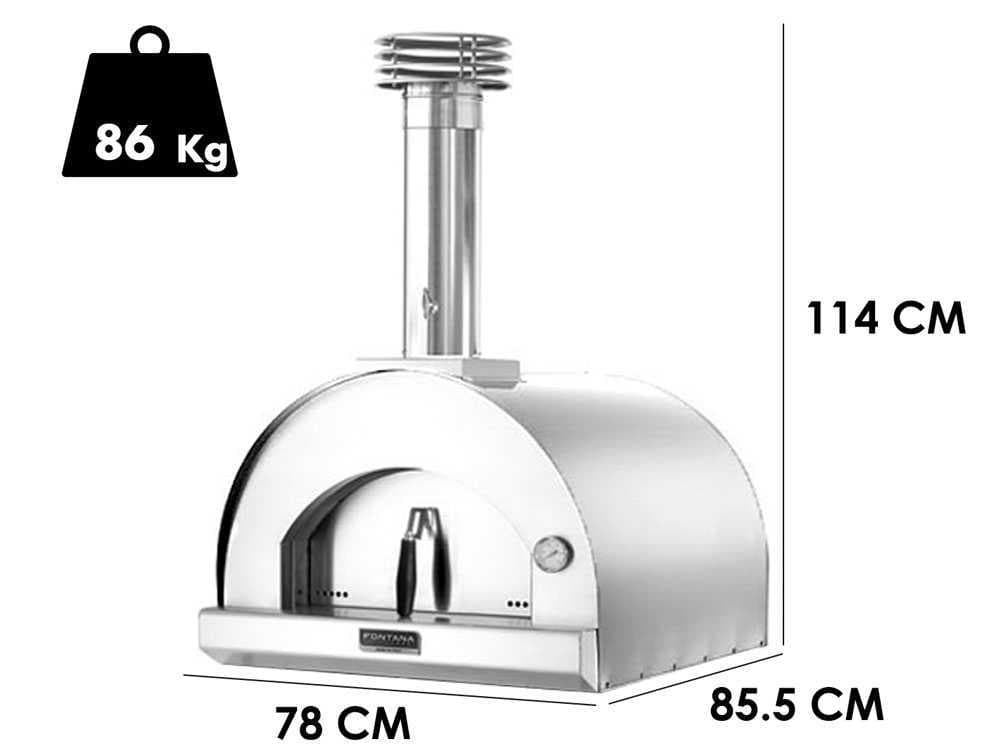 Fontana Margherita â Holzbackofen â Edelstahl