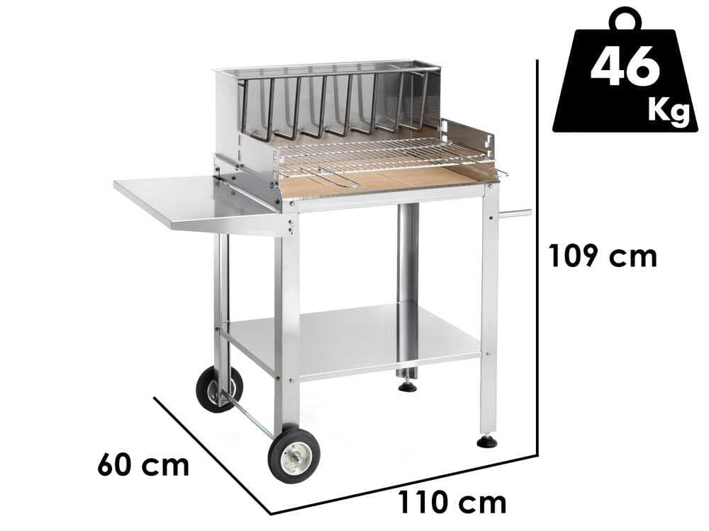 Ompagrill BetSteel 56690/X â Holz- und Kohlegrill