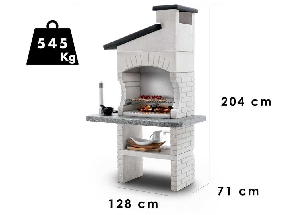 Palazzetti Guanaco 2 â Grillkamin â fĂŒr Holz und Holzkohle
