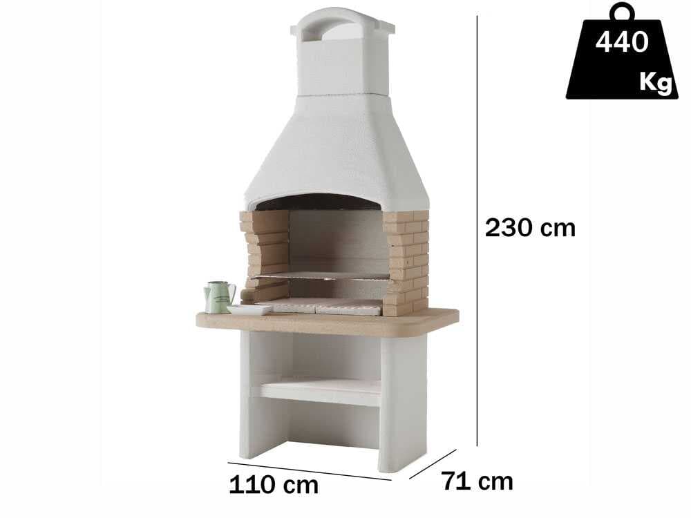 Palazzetti Tenerife 2 â Grillkamin fĂŒr Holz und Holzkohle