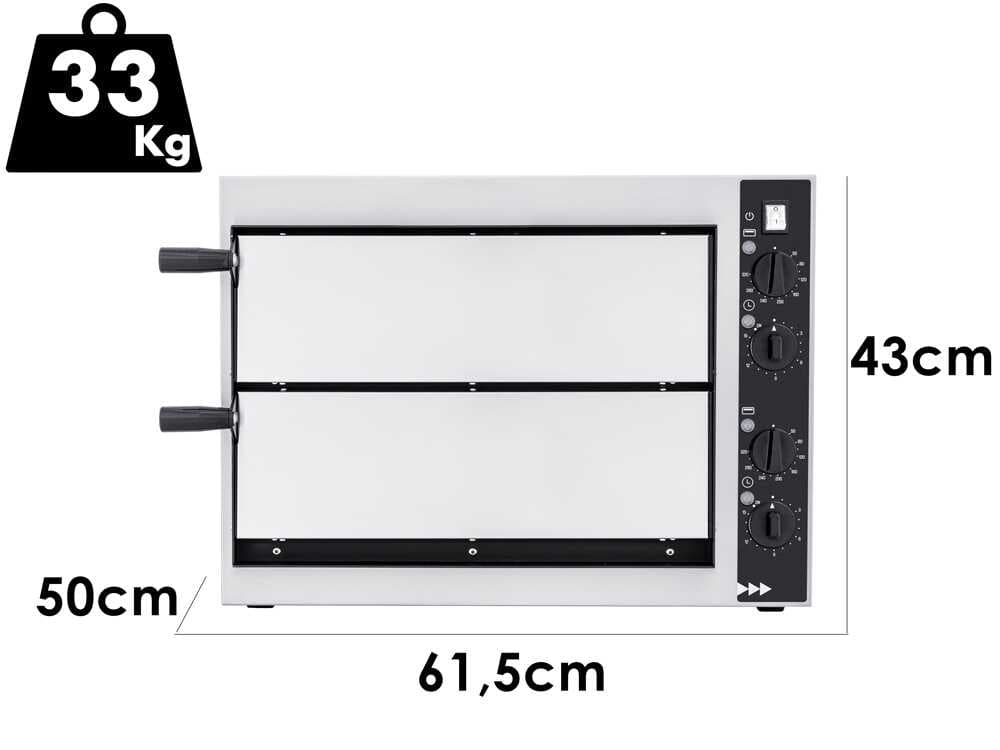 Prismafood SMALL BASIC 2/40 â Pizzaofen â 2400 W