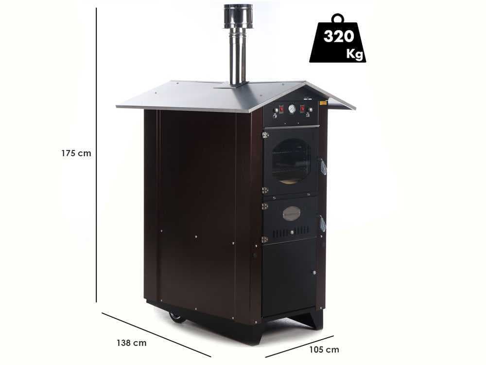 Rossofuoco Garden Plus 100 â Holzbackofen fĂŒr drauĂen