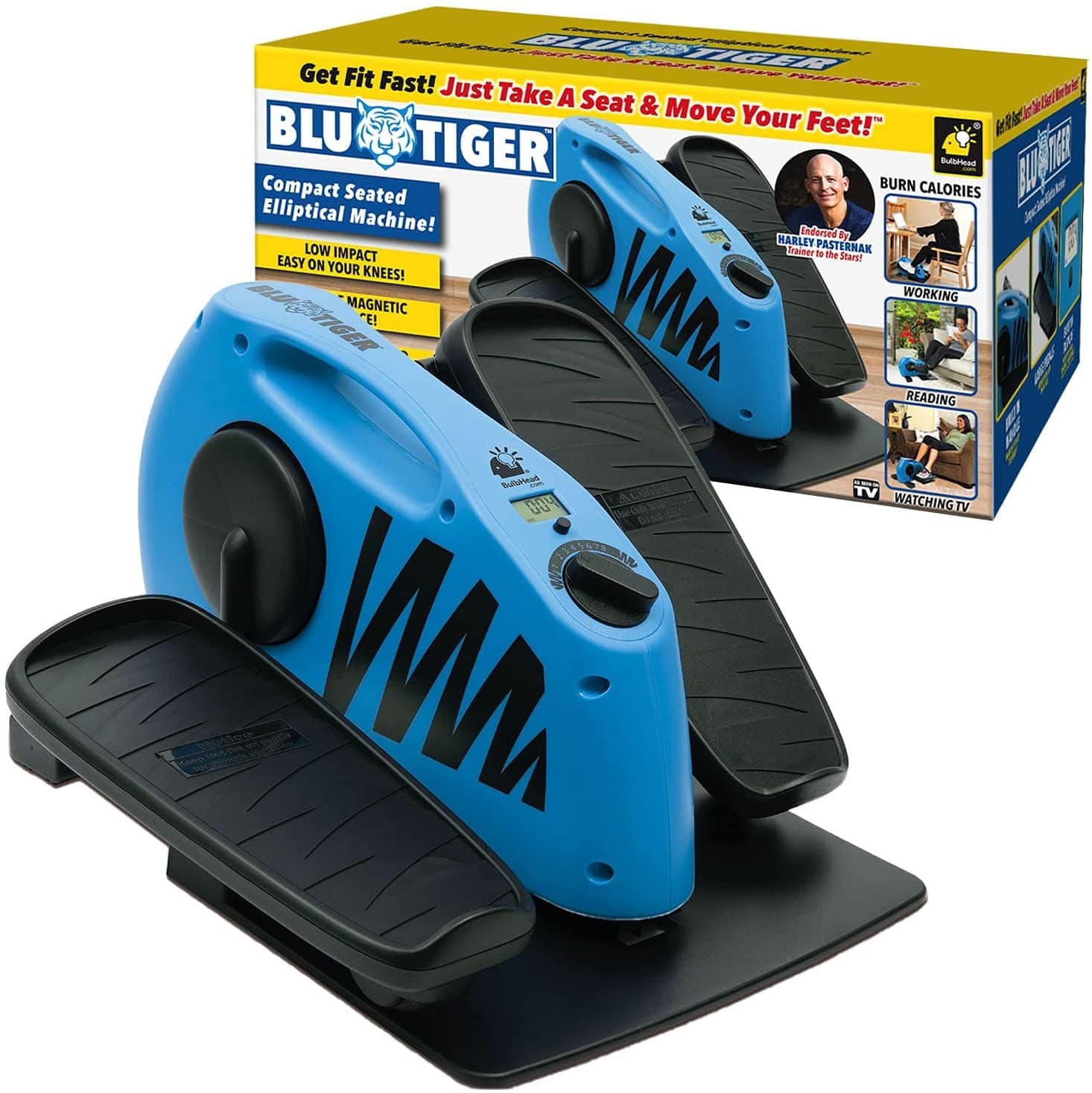 Blu Tiger Mini Vélo Elliptique Compact et Portable