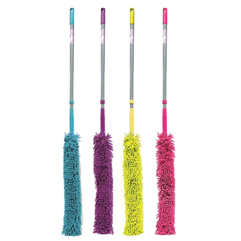 Plumeau Chenille Télescopique à Tête Flexible et Déhoussable