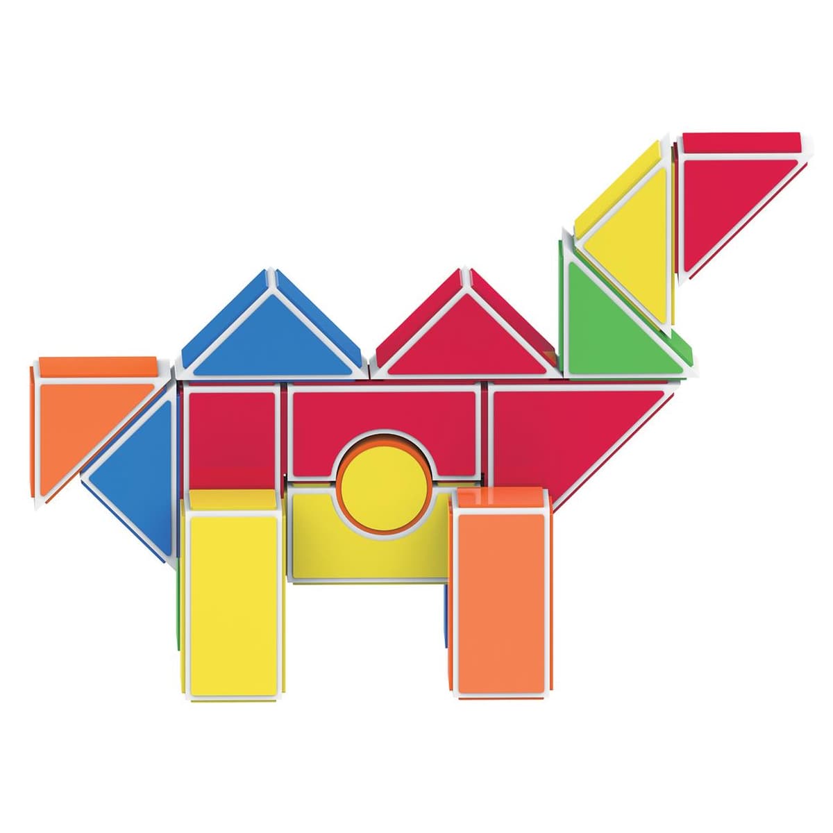 Crea Block - Jeu de constrution éducatif avec blocs auto-adhésifs réutilisables