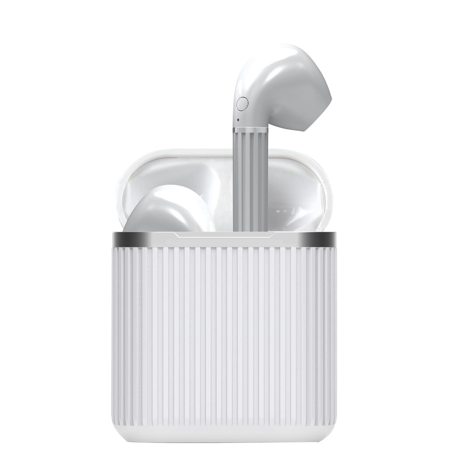 Earbox – Ecouteurs sans fil rechargeables Blanc