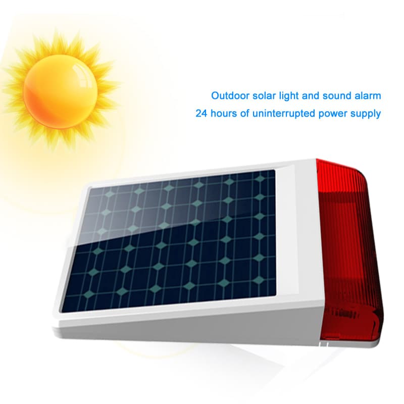 Sirène extérieure solaire pour centrale d'alarme GUARDIAN-CONNECTION