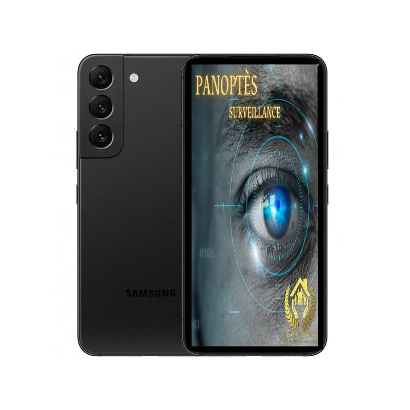 Smartphone Android avec logiciel espion Panoptès préinstallé