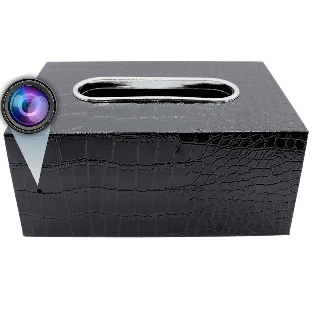 Boite de mouchoir caméra espion 4K UHD Wi-Fi/IP