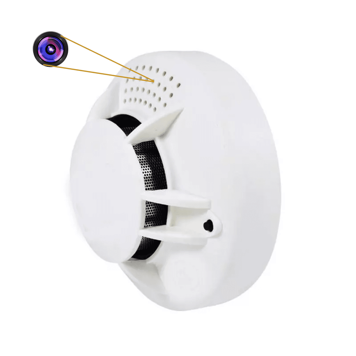 Détecteur de fumée réel caméra espion Wi-Fi 4K UHD