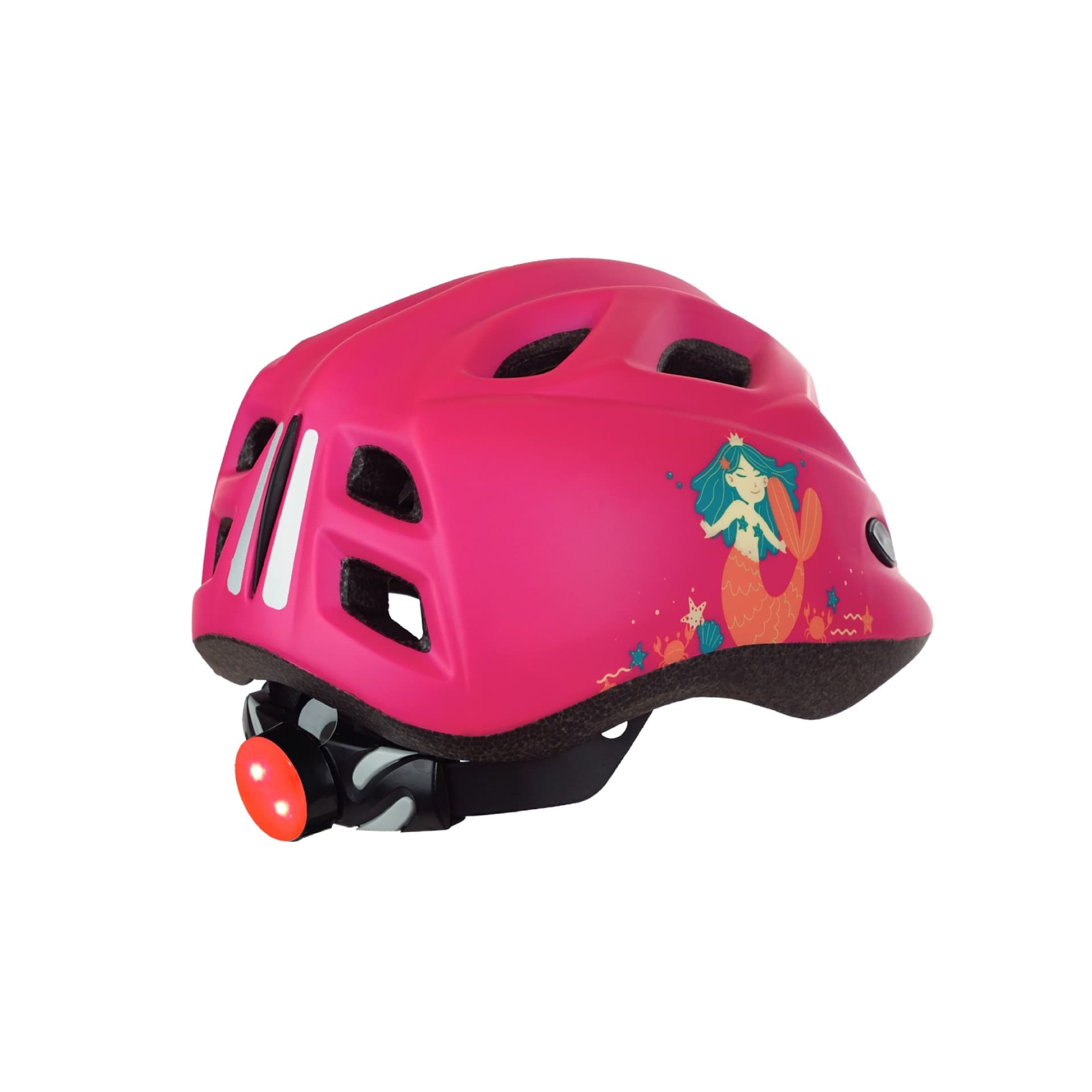 Casque rose sirène