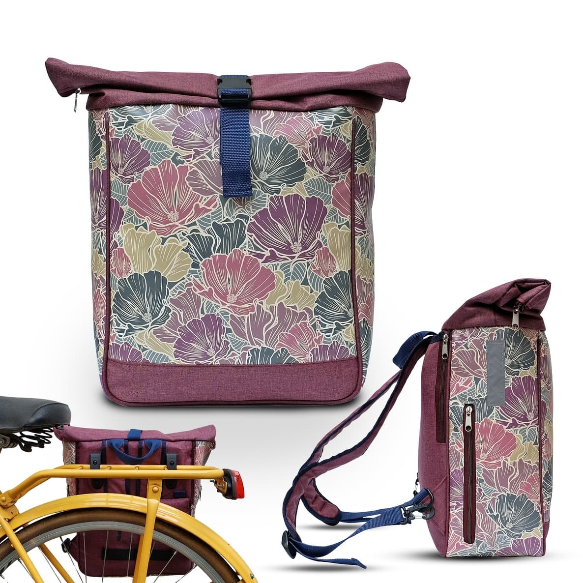 Sac de vélo à fleurs Ikuri