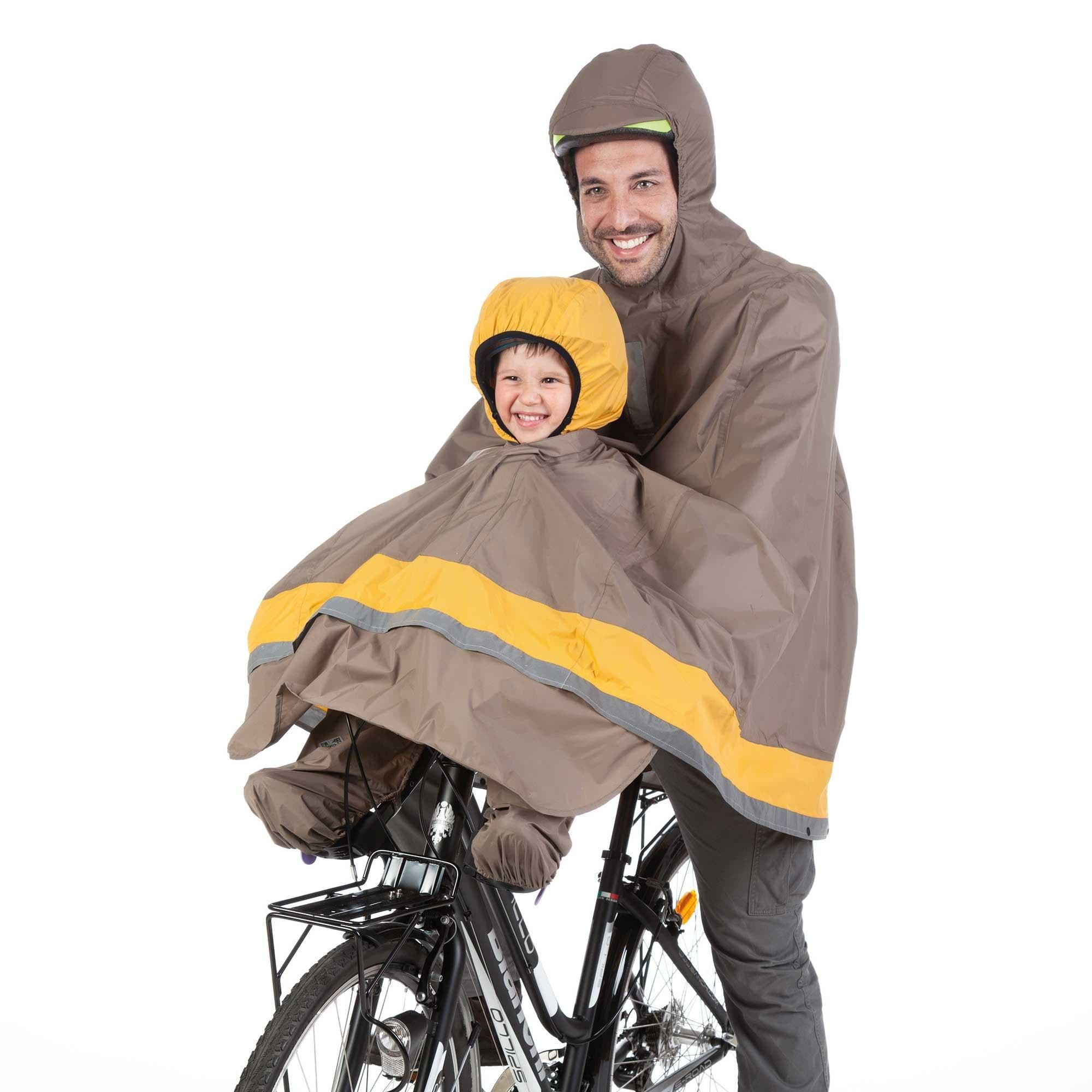 Poncho pour 2 parent + enfant