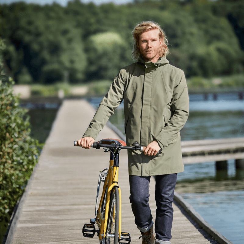 Parka Imperméable Basil Mosse Homme