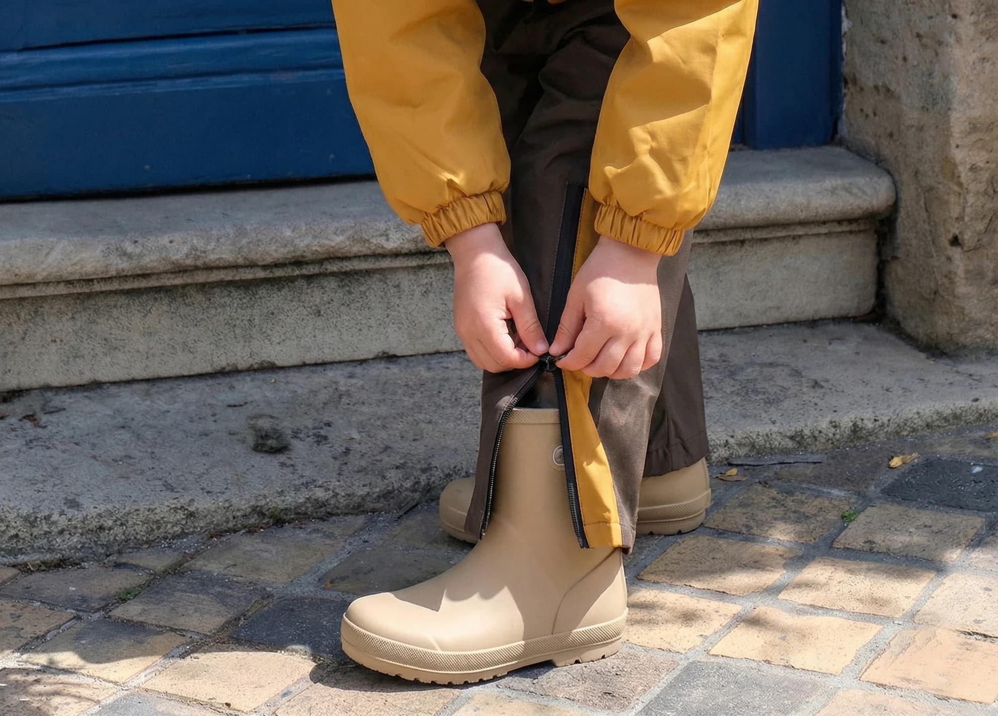 Pantalon imperméable enfant Poule party (2 coloris)