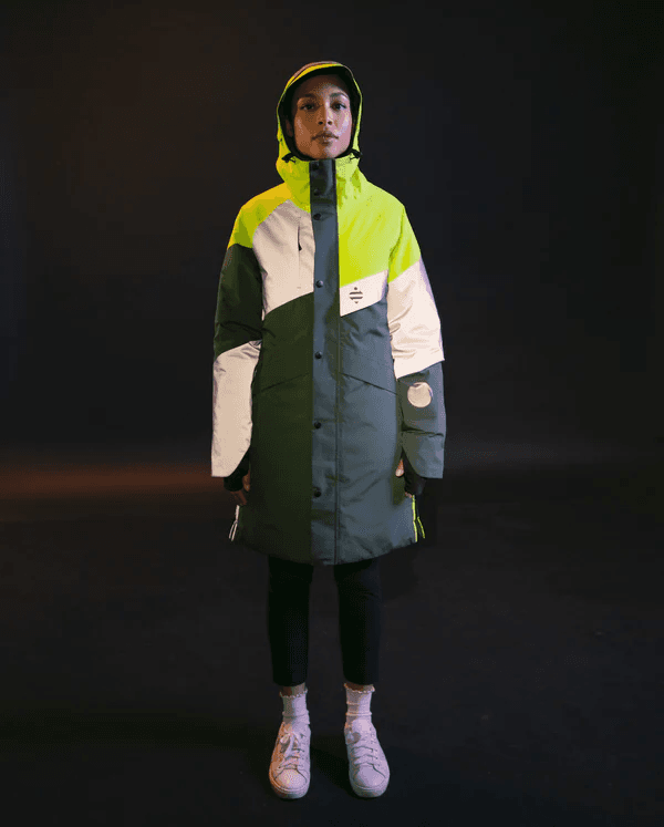 Veste Urban Circus T.S kaki / vert fluo