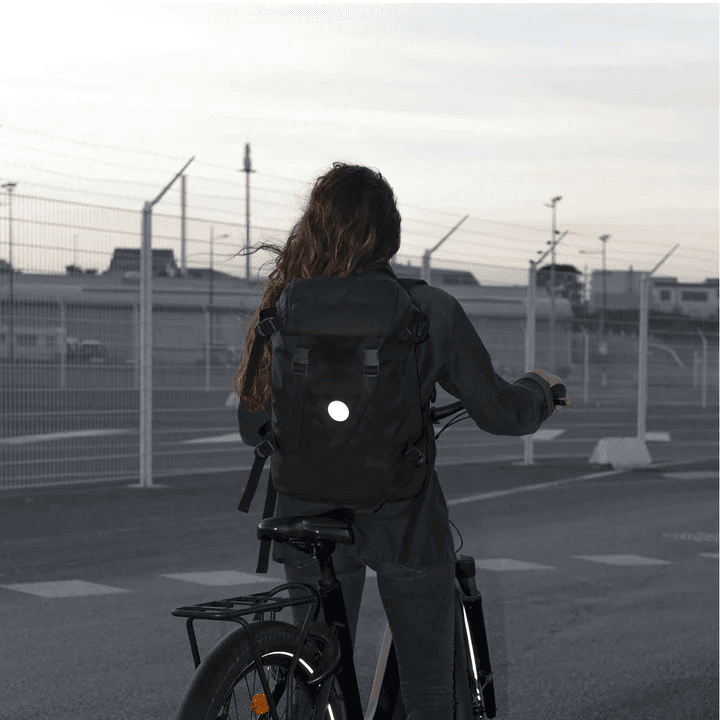 Badge rétroréfléchissant cycliste