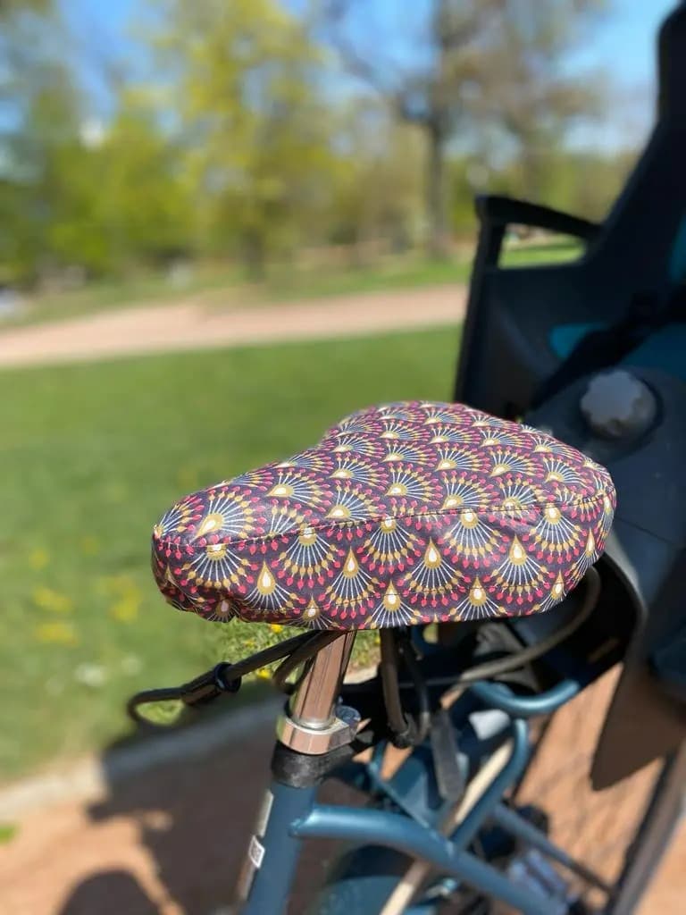 Housse de selle vélo (coloris au choix)