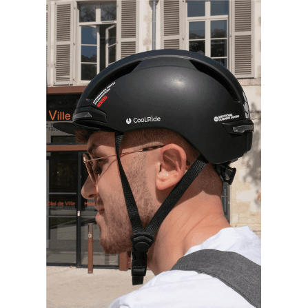 Casque vélo avec clignotant télécommandé