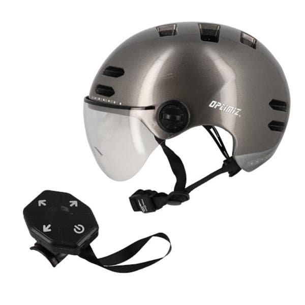 Casque Optimiz anti danger clignotants