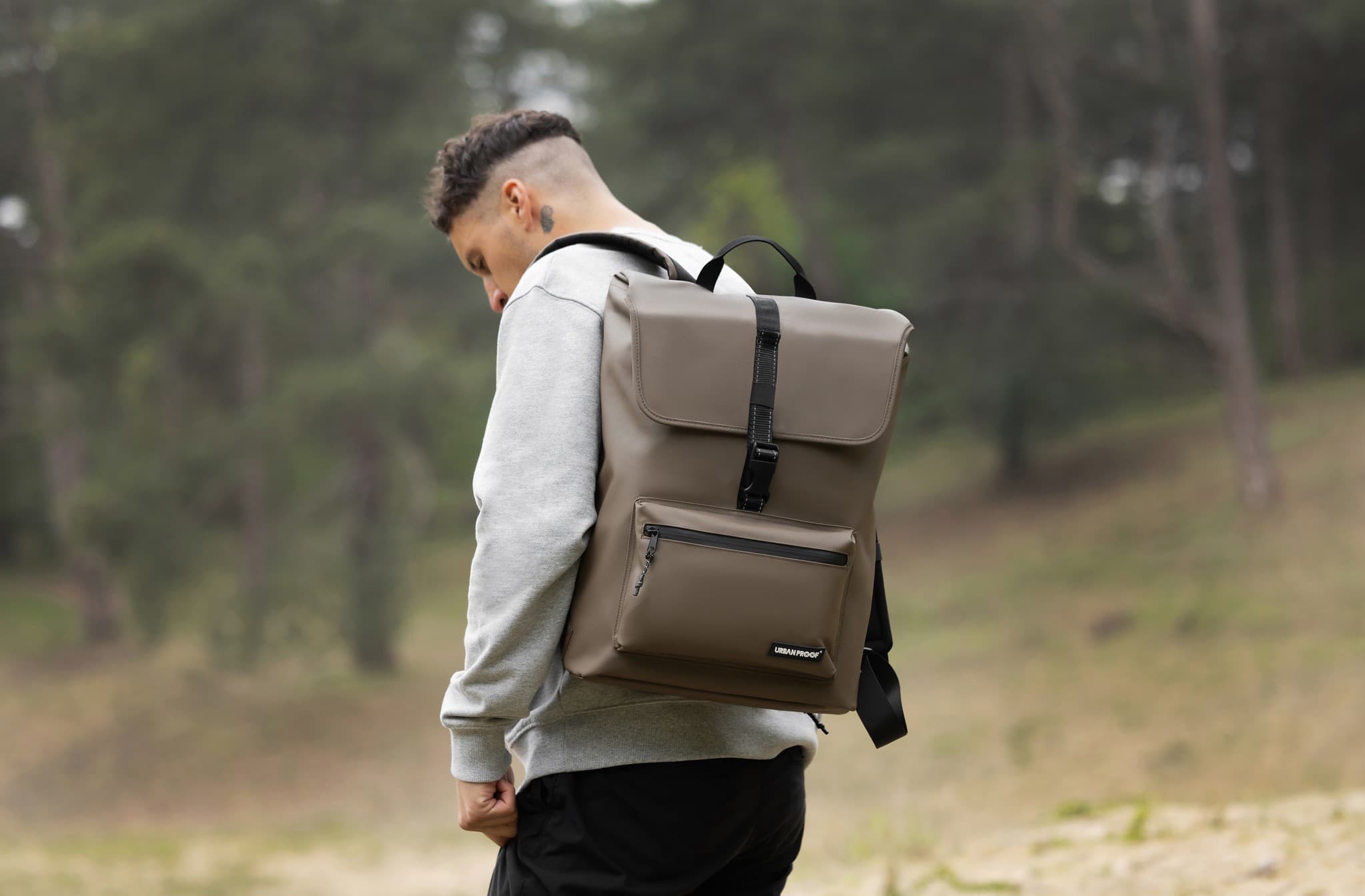 Sac à dos étanche vélo noir ou marron