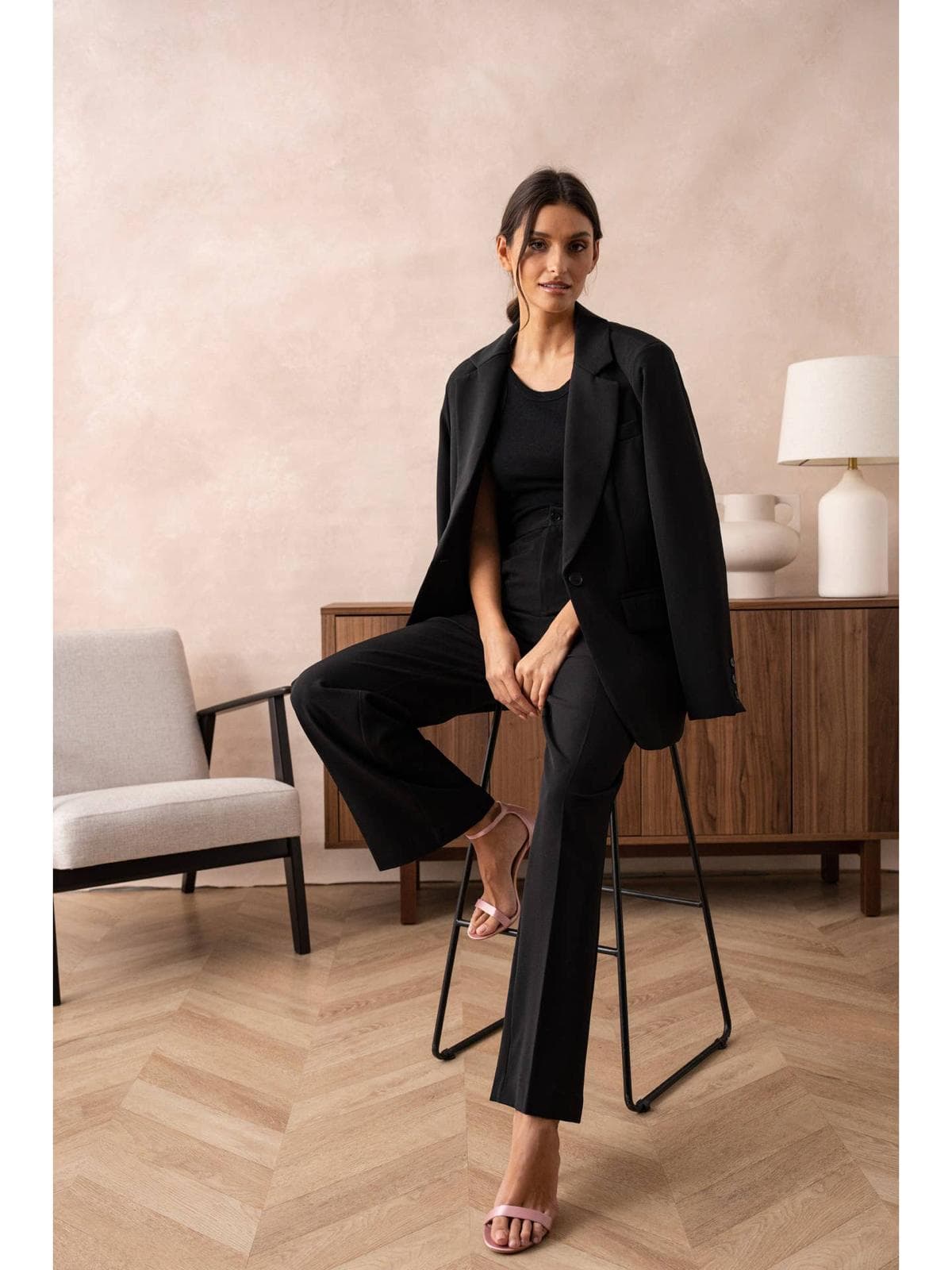 Veste oversize unie timeless