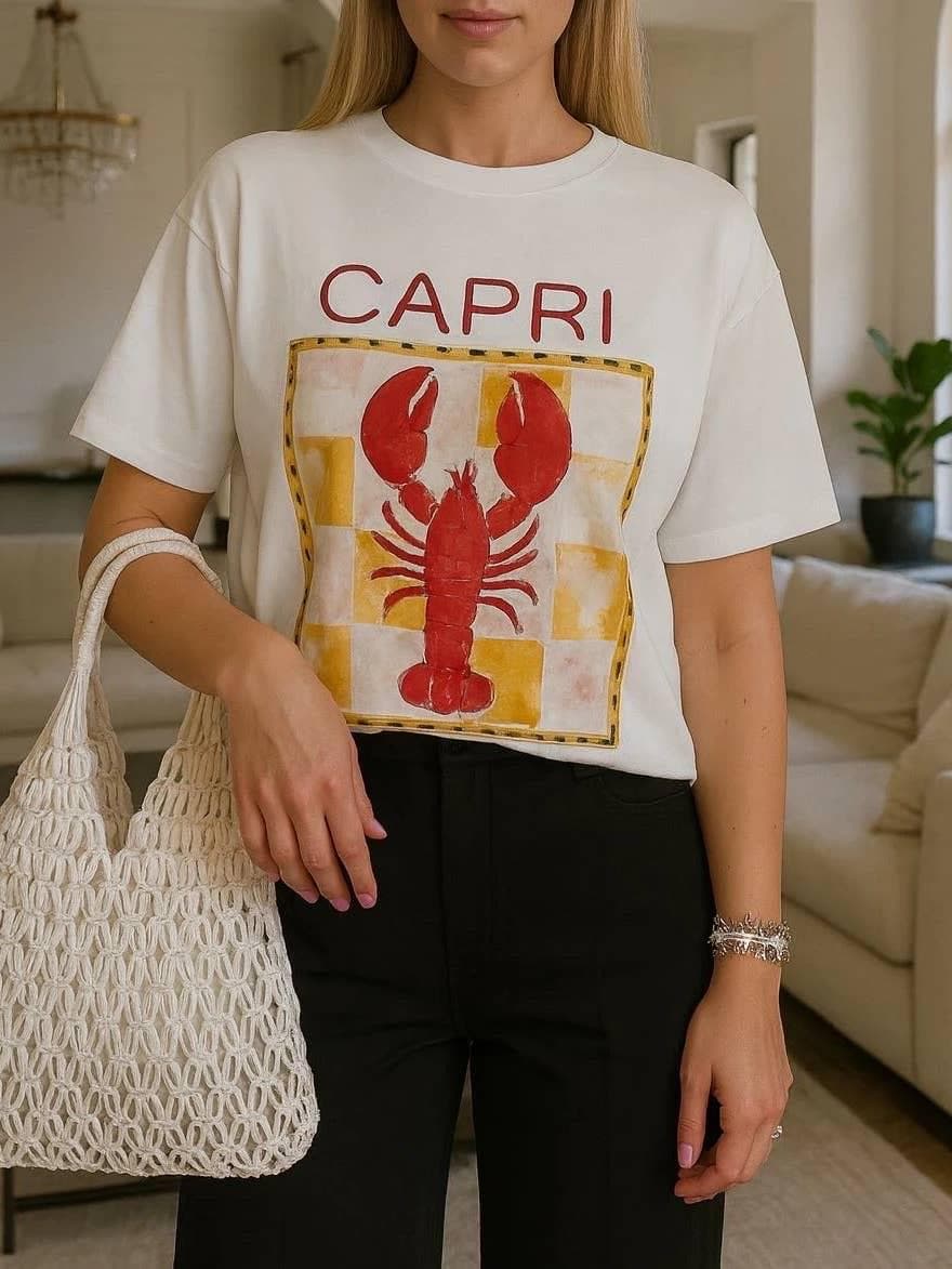 T-shirt femme imprimée