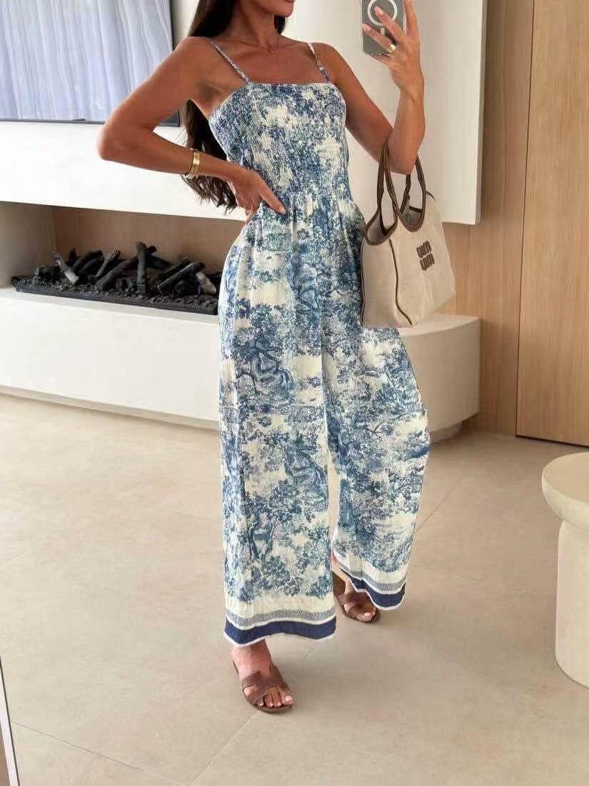 Combinaison imprimée pantalon 100% Viscose