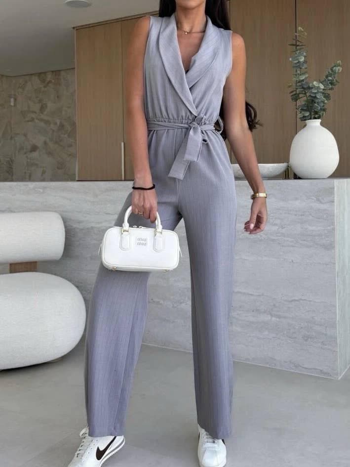 Combinaison pantalon Ă rayures