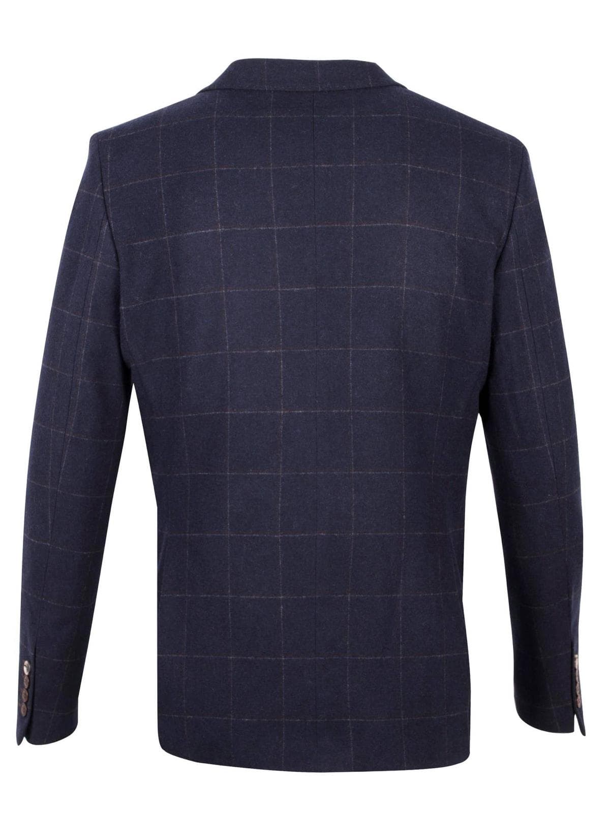 Blazer à carreaux fenêtre en tweed