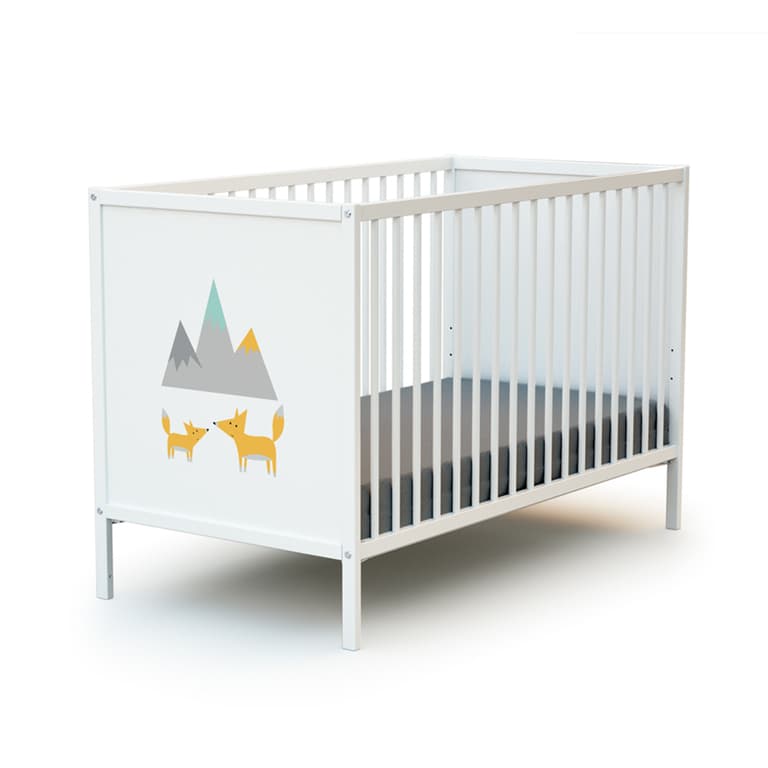 Lit bébé 60x120 AT4 Webaby Renard