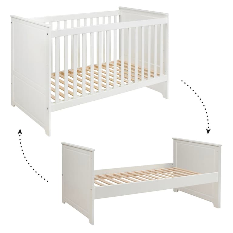 Lit évolutif 70x140 Bellamy Marylou Blanc