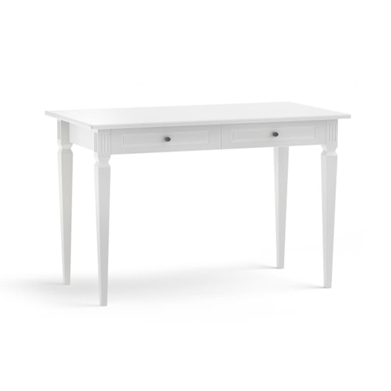 Bureau 2 tiroirs Bellamy Ines Blanc