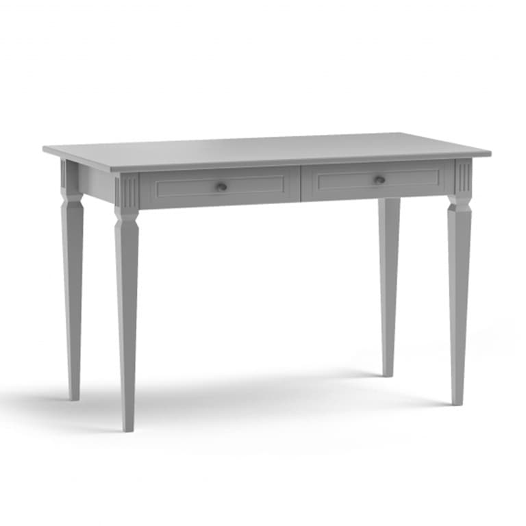 Bureau 2 tiroirs Bellamy Ines Gris