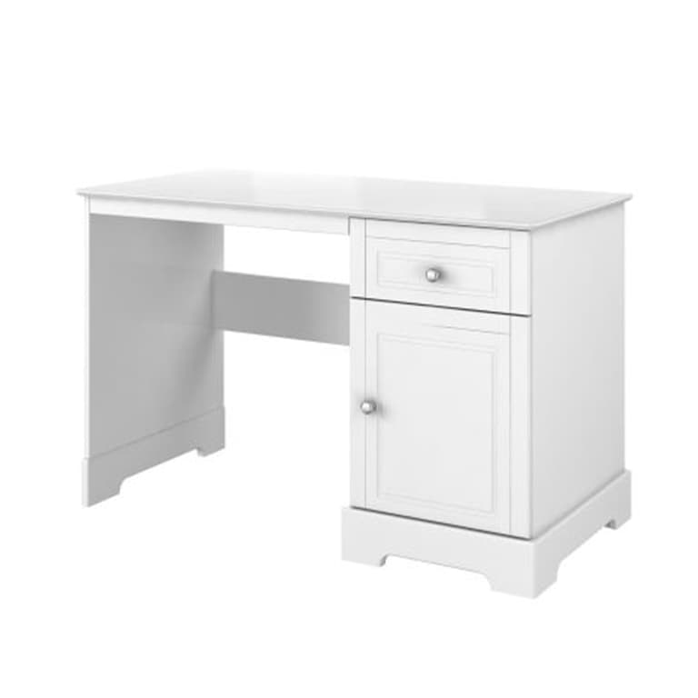 Bureau 1 tiroir 1 porte Bellamy Marylou Blanc