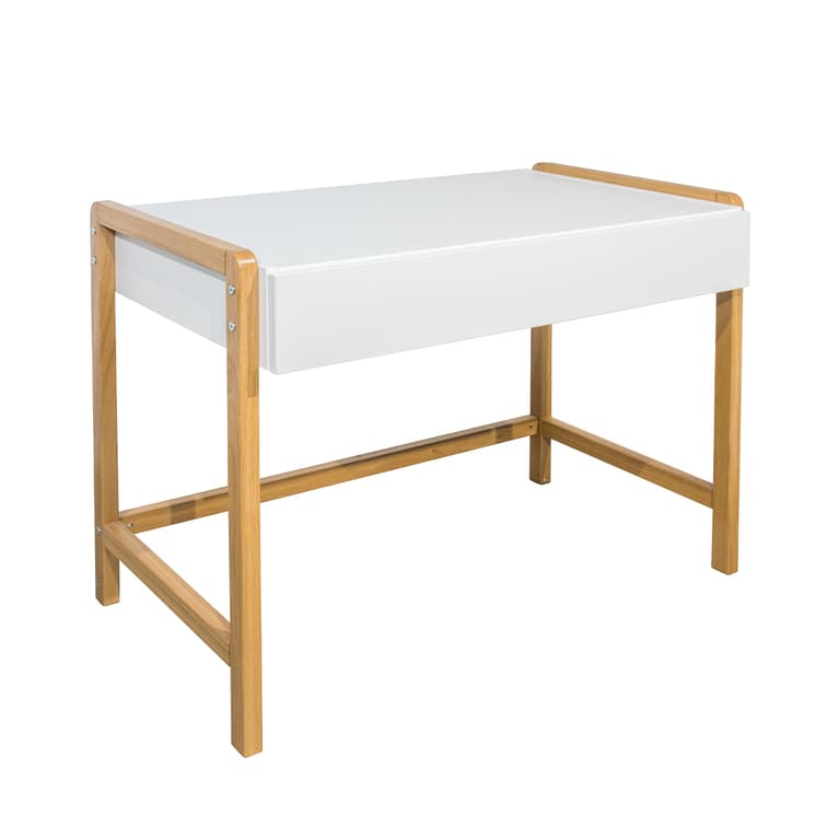 Bureau 1 tiroir Kocot Kids Victor - Blanc et Chêne