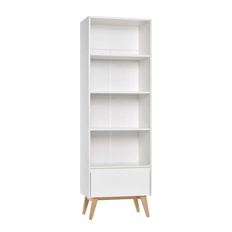 Bibliothèque colonne Pinio Swing - Blanc et bois
