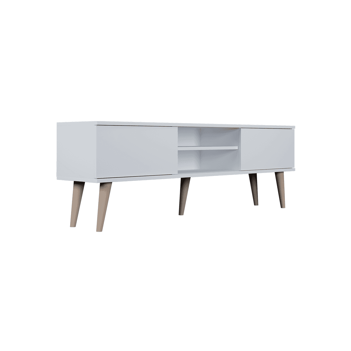 Meuble TV 160 cm Toronto - Blanc