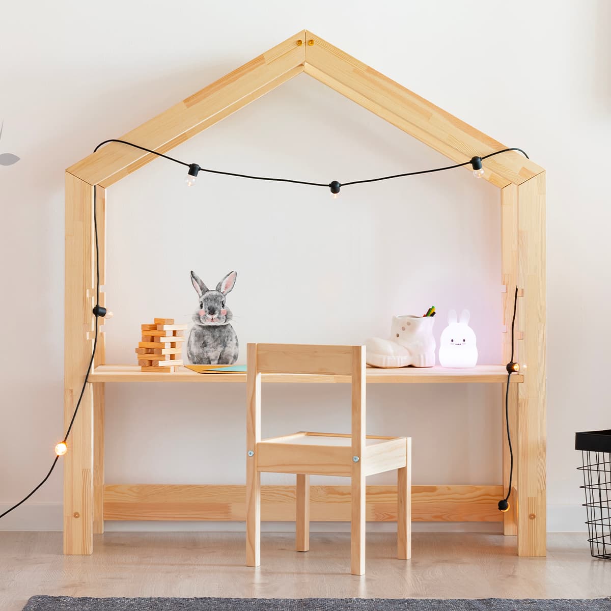 Bureau avec chaise Louis Bois