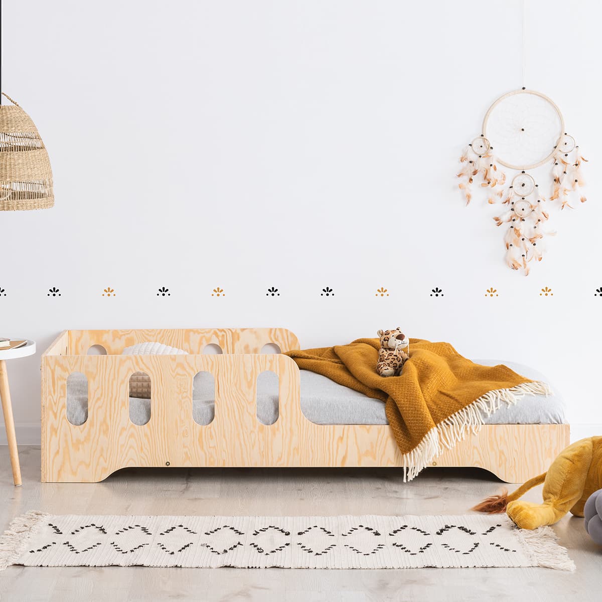 Lit 90x190 sommier inclus Tom Bois